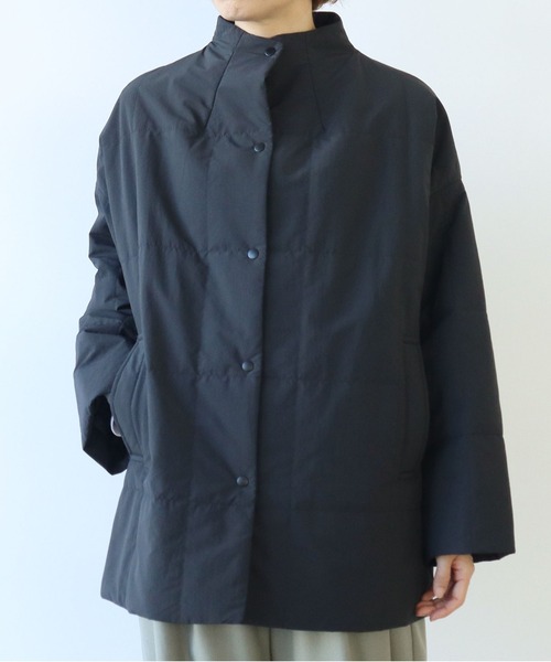 yuni ダウンコート ダウンジャケット エボダウン ボトルネック コート