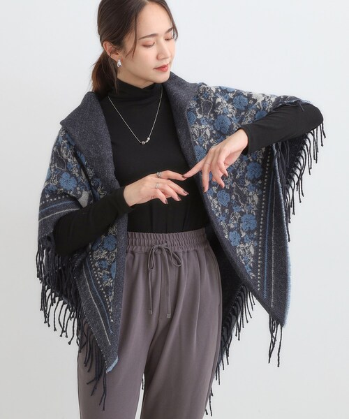 SHOO・LA・RUE（シューラルー） ポンチョ 「リバーシブル」心も