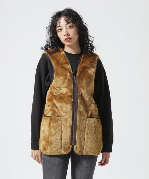 Barbour（バブアー） ベスト ジレ FUR LINER SL MLI0035 フロント
