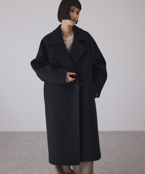 ADAM ET ROPE'（アダムエロペ） ステンカラーコート コート ウール