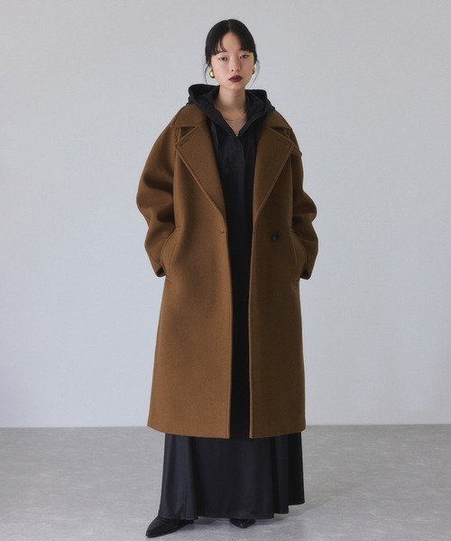 ADAM ET ROPE'（アダムエロペ） ステンカラーコート コート ウール