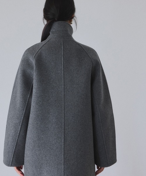 ADAM ET ROPE'（アダムエロペ） ステンカラーコート コート ウール