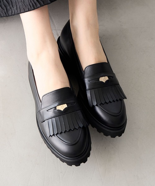 HIMIKO ローファー 「Made in Japan」「撥水」トラックソールコイン