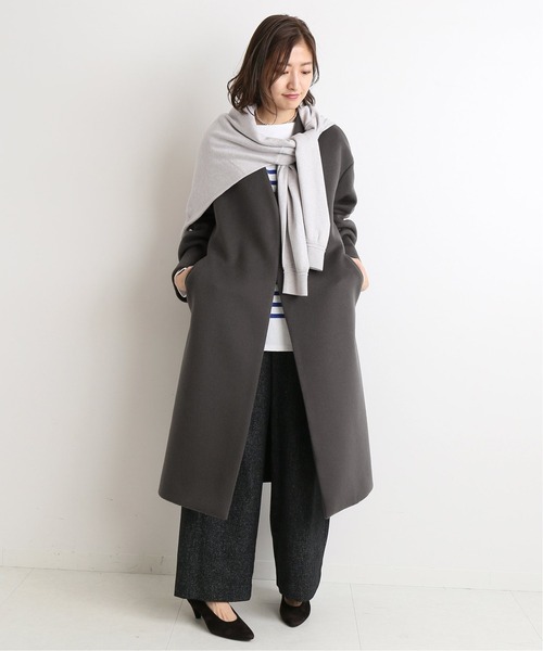 IENA（イエナ） MANTECO ノーカラーコート◇ : ZOZOTOWN Yahoo!店