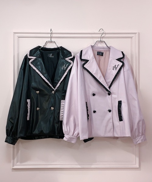 Magia Charm（マギアチャーム） レザージャケット ライダース 配色