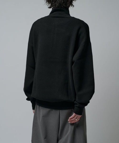 Lui's（ルイス） セーター ニット ウォッシャブルハーフZIPニット