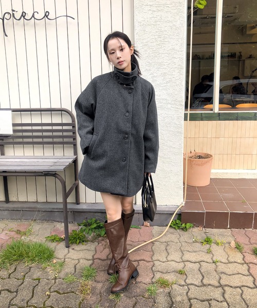 UNE MANSION（ユヌマンション） ステンカラーコート コート