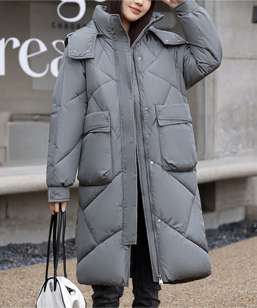 BLANC FICELLE ダウンコート ダウンジャケット 中綿 ロングコート