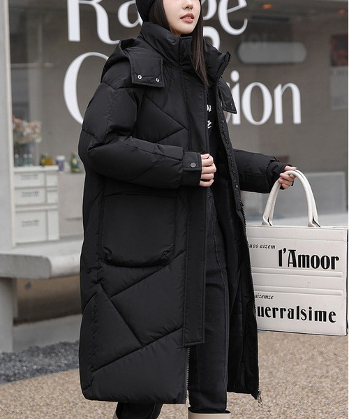 BLANC FICELLE ダウンコート ダウンジャケット 中綿 ロングコート