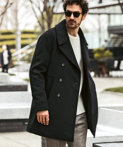 1PIU1UGUALE3 RELAX pコート ピーコート メンズ : ZOZOTOWN Yahoo!店