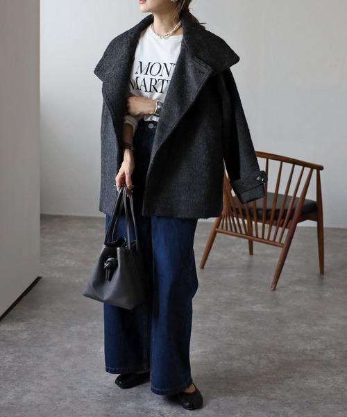 Bonjour Sagan（ボンジュールサガン） ステンカラーコート コート