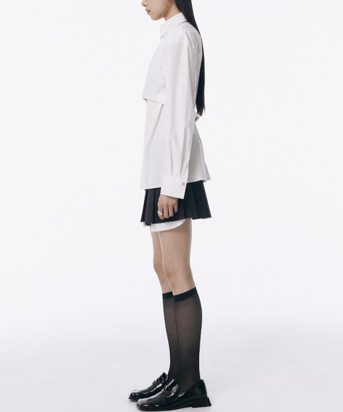 JOSE MOON（ジョゼムーン） スカート DOUBLEWAIST PLEATS MINISKIRT