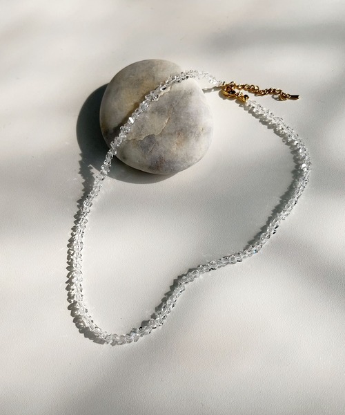 CEMO NEMO（セモネモ） ネックレス クリスタル クリア ビーズ