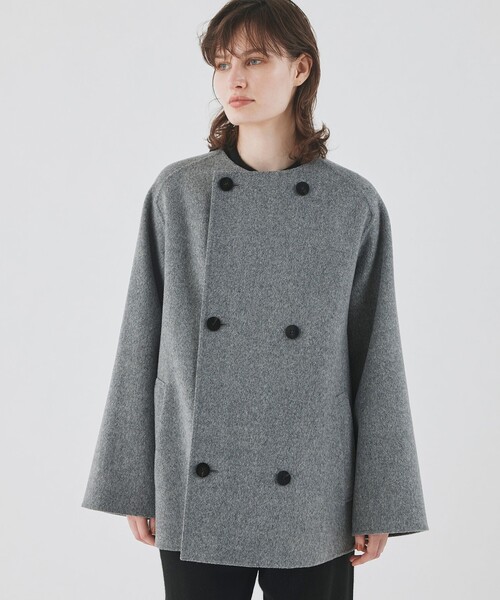GALERIE VIE（ギャルリー ヴィー） ノーカラーコート コート ウール
