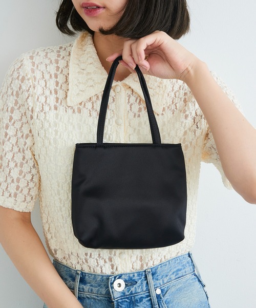 hai（ハイ） ハンドバッグ 「hai」Little Silk/Velvet Bag : ZOZOTOWN