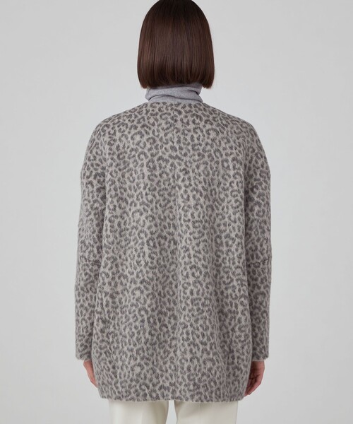 TOMORROWLAND collection ノーカラーコート コート アニマルシャギー