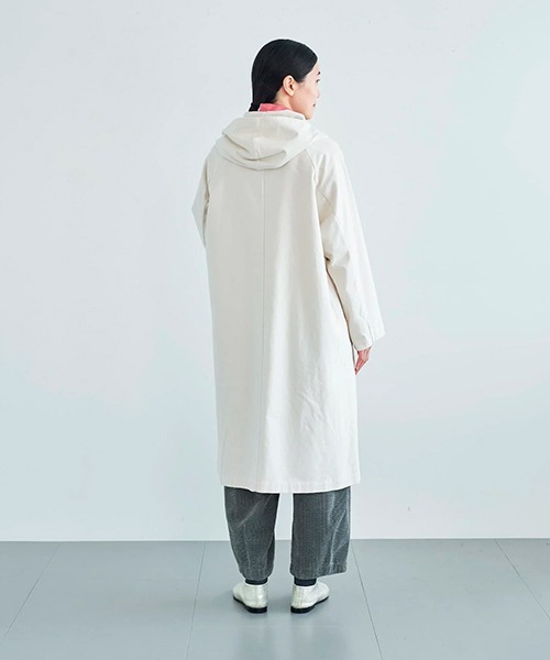 HAU（CLASKA） ステンカラーコート コート コートキャンバス moleskin