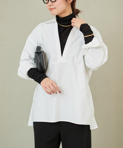 plage（プラージュ） ブラウス シャツ Skipper Long シャツ レディース