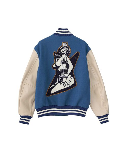 HYSTERIC GLAMOUR（ヒステリックグラマー） スタジャン TURN THE MUSIC