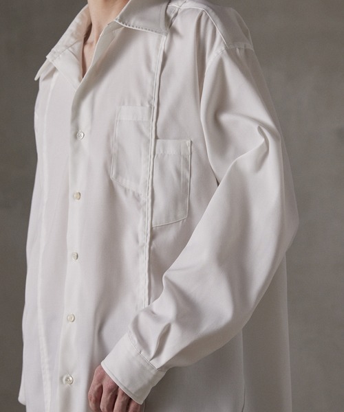 GRANCY シャツ 「GRANCY」Damage Docking DesignShirt / ダメージ