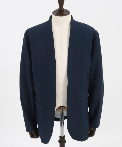 CAMBIO セットアップ ノーカラージャケット 織り柄 M（B322） CAMBIO