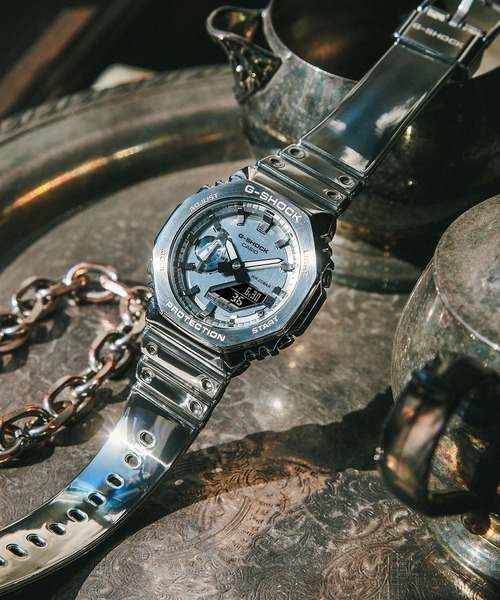 G-SHOCK 腕時計 FINE METALLIC SERIES / GM-2100YM-8AJF メンズ