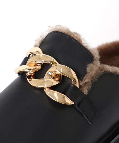 MOHI（モヒ） スリッポン 「MOHI/モヒ」チェーンファーサボ レディース