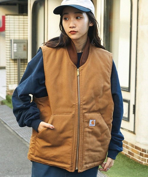 Carhartt ダックベスト Lルーズシルエット CARHARTT ダックベストLsize