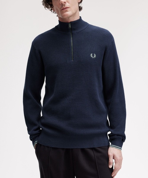 FRED PERRY（フレッドペリー） セーター ニット Waffle Stitch Half