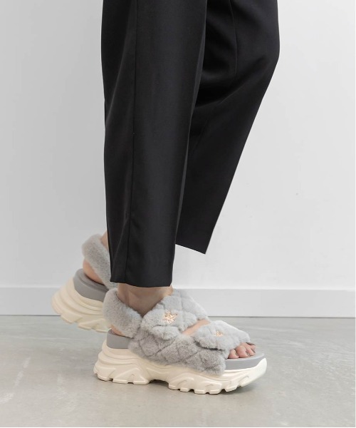 RANDA（ランダ） サンダル キルティングファースポーツサンダル