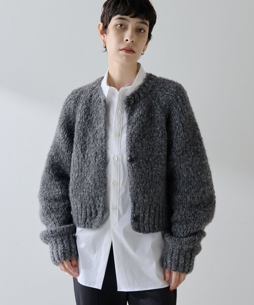 Whim Gazette（ウィム ガゼット） カーディガン ハンドニット