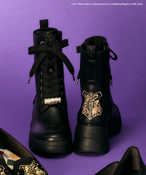 diana（プラスダイアナ） ブーツ 「ホグワーツ校章」シリーズ レース