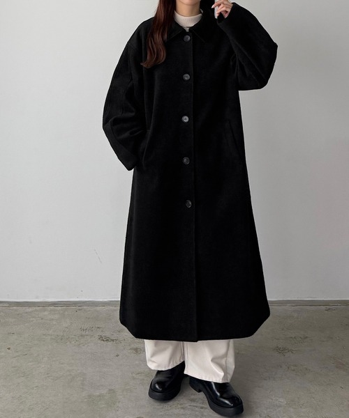 callautia（カラウティア） ステンカラーコート コート ボリューム