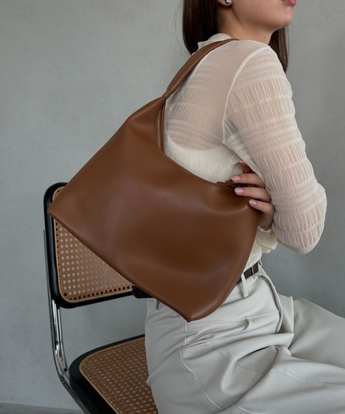 ハンドバッグ PUラウンドワンハンドルバッグ : ZOZOTOWN Yahoo!店