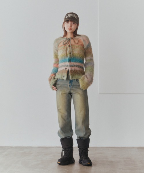 SLY（スライ） ブーツ PUFFER LONG BOOTS パッファー ロング ブーツ