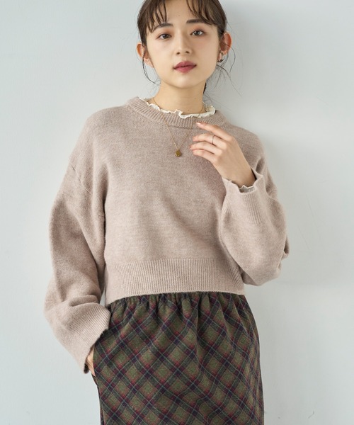 mil（ミル） ニット セーター クロップドニットセーター「585154