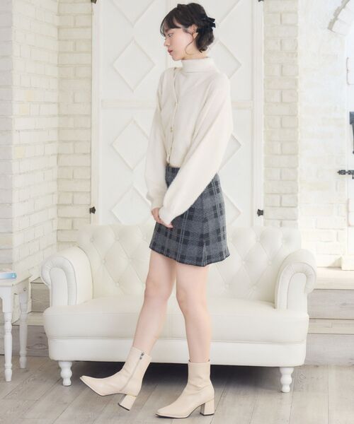 Emsexcite（エムズエキサイト） スカート チェックニットミニSK