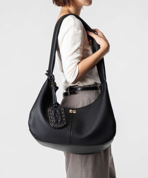 GANNI（ガニー） ショルダーバッグ バッグ GANNI Hobo Medium Grained