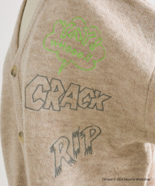 ear PAPILLONNER（イア パピヨネ） カーディガン 「SESAME STREET