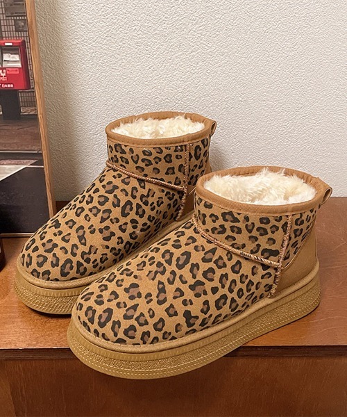 miniministore（ミニミニストア） ブーツ 厚底ムートンブーツ