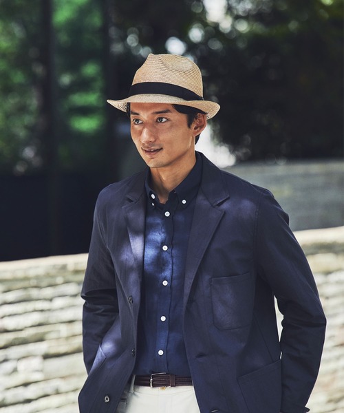 田中帽子店 帽子 ハット 日本製 細麦中折れハット シモン Simone