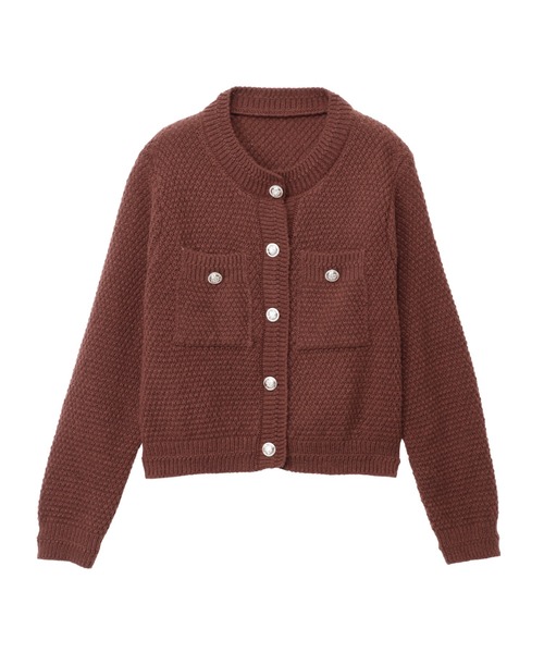 Ada. カーディガン 金ボタン ニット カーディガン レディース