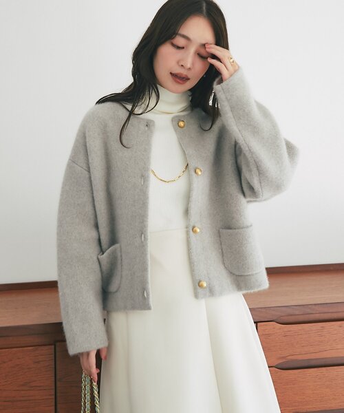 La boutique Bonbon（ラブティックボンボン） ジャケット ノーカラー