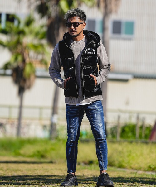 adamsJUGGLER（アダムスジャグラー） ダウンベスト ベスト RTEGバック