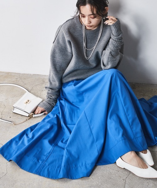 CHIC STYLE（シックスタイル） スカート フレアマキシスカート