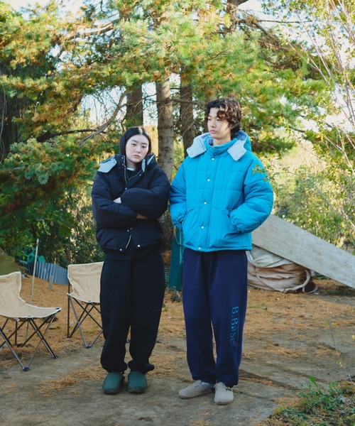 BROKEN BASE（ブロークンベース） ダウンジャケット ダウン Check Hood