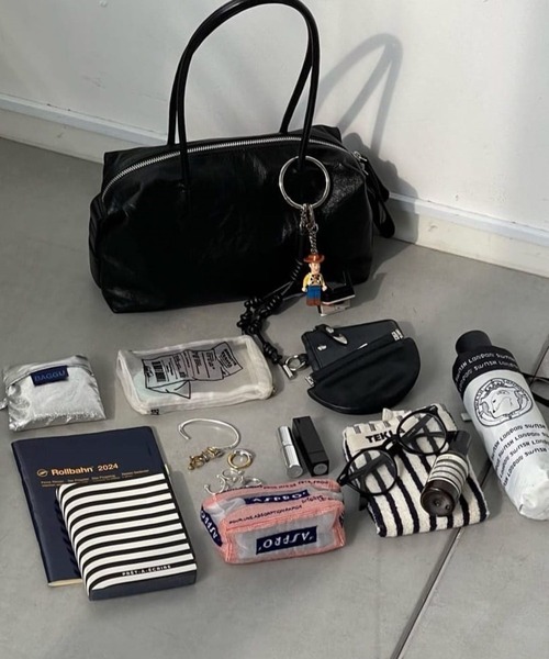 ear PAPILLONNER（イア パピヨネ） ボストンバッグ 「本革/380g