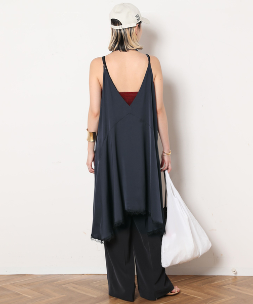 AP STUDIO ワンピース レースドッキングキャミワンピース : ZOZOTOWN