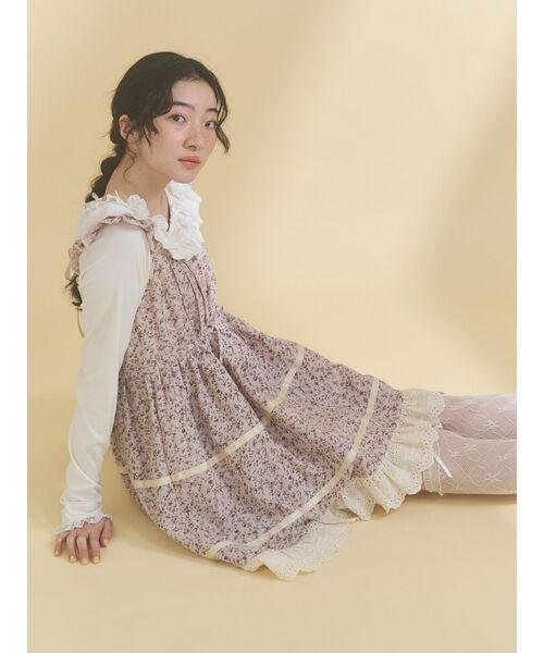 merry jenny（メリージェニー） ワンピース petit flowerフレアミニ