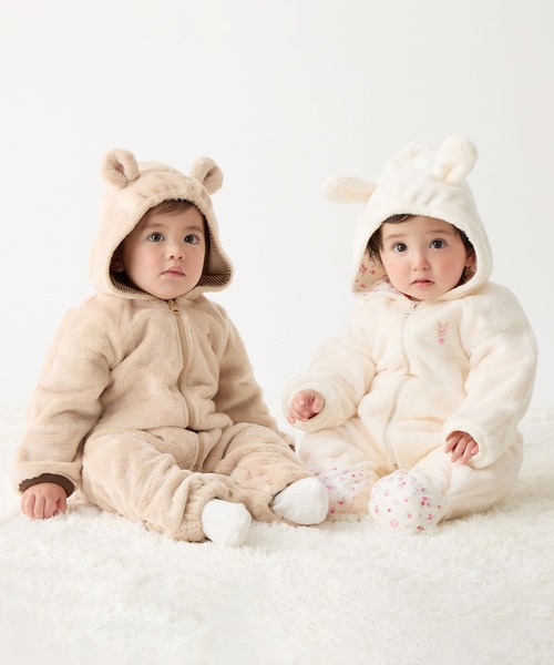 MIKI HOUSE（ミキハウス） ベビー服 ロンパース マイクロファー